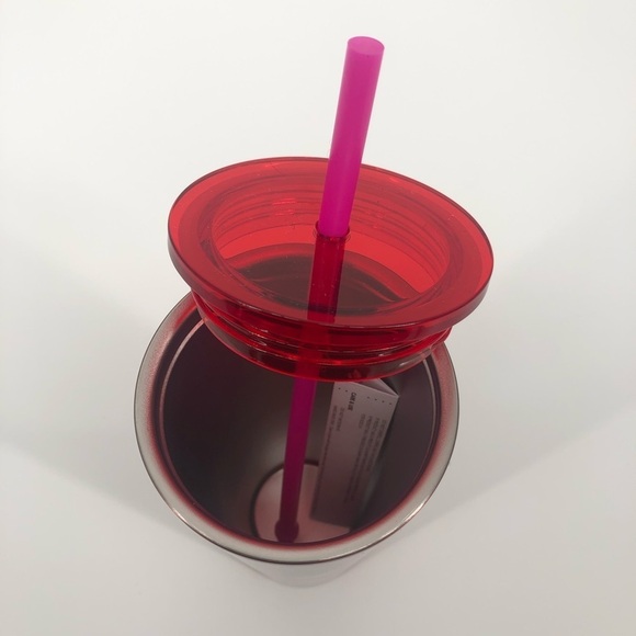 STARBUCKS Holiday 2021 Red Pine Pine Cone Holly Stainless Steel Tumbler NEW - Picture 8 of 8